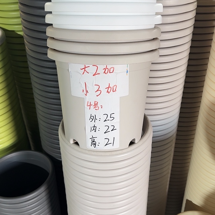 四季4#口径25灰白5个无托