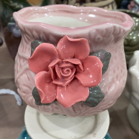 粉色捏花3131313陶瓷