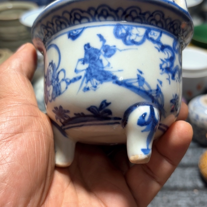 炉拉****仙一个青花的一个炉