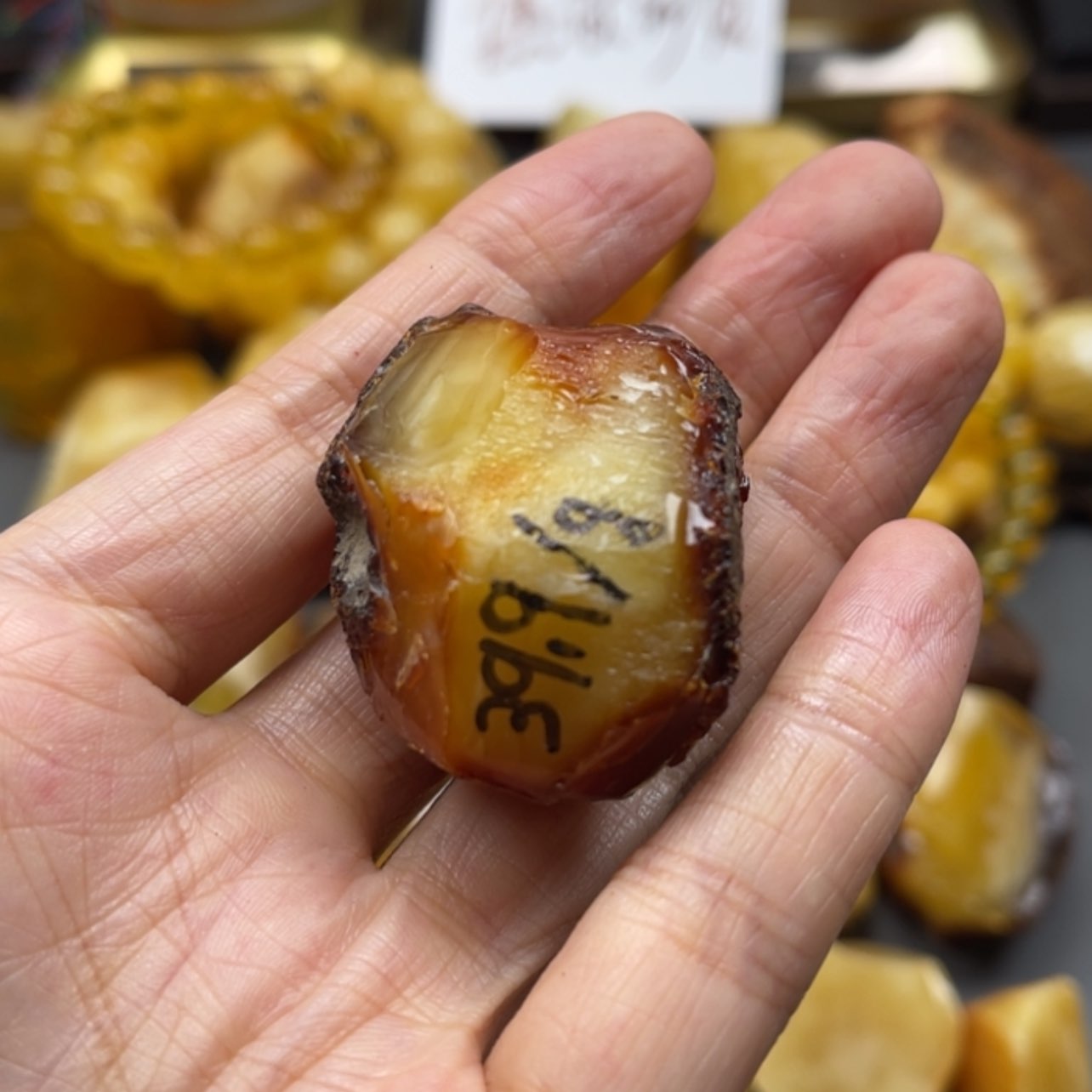 【闪购商品】未镶嵌定制琥珀天然琥珀蜜蜡原石定制