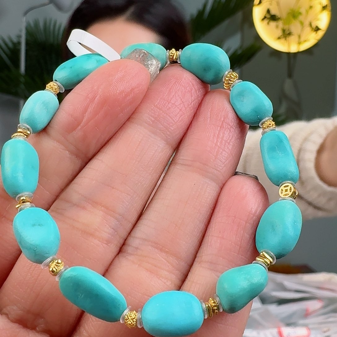 绿松石珠宝奇石未镶嵌