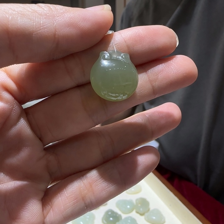 和田玉未镶嵌颈饰819