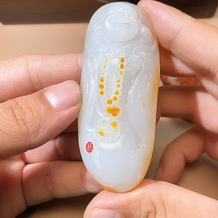 和田玉颈饰未镶嵌HX