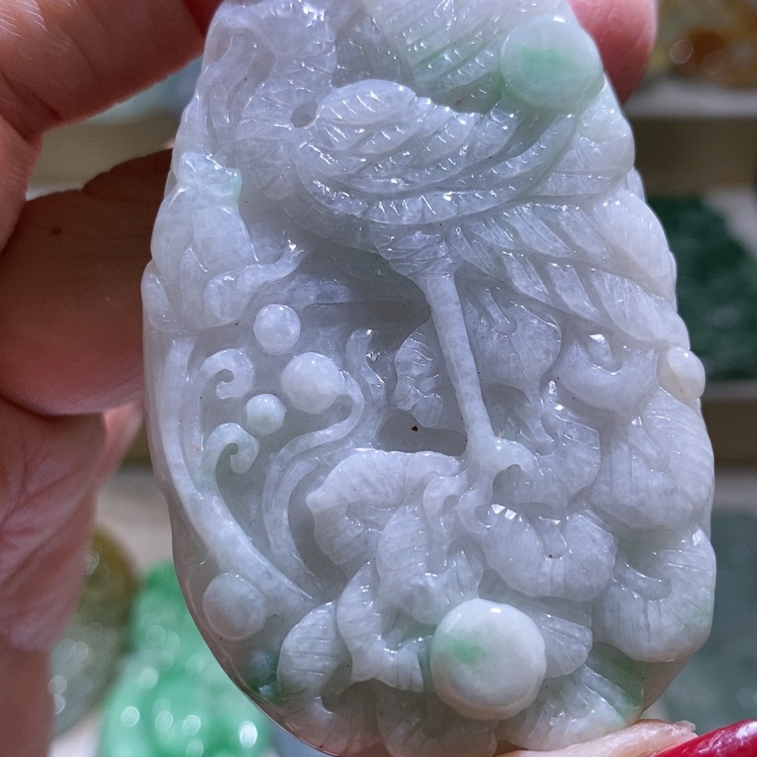 【闪购商品】翡翠颈饰未镶嵌凤凰