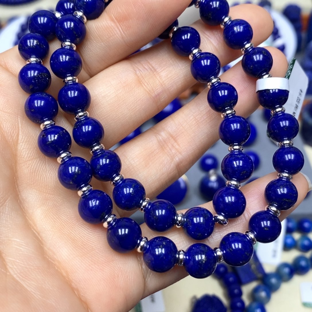 青金石未镶嵌手链