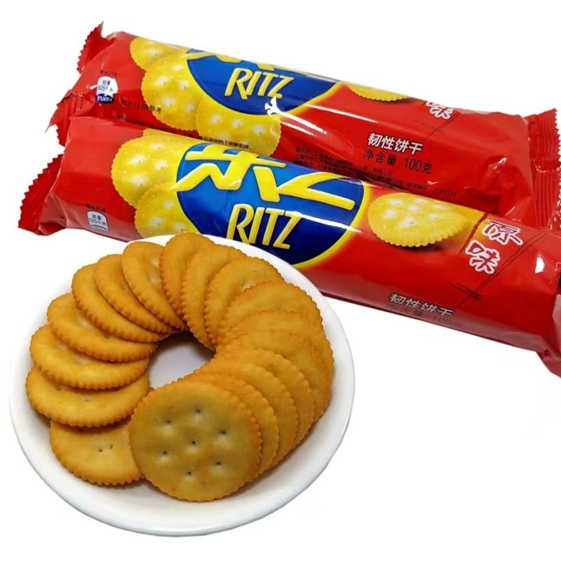 乐之 原味 韧性饼干 100g/袋