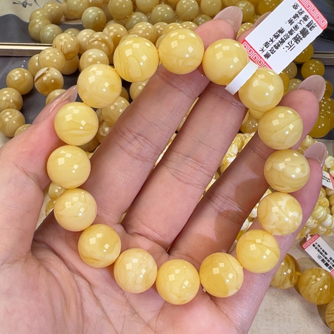 手链琥珀未镶嵌20.7阿尔卑斯