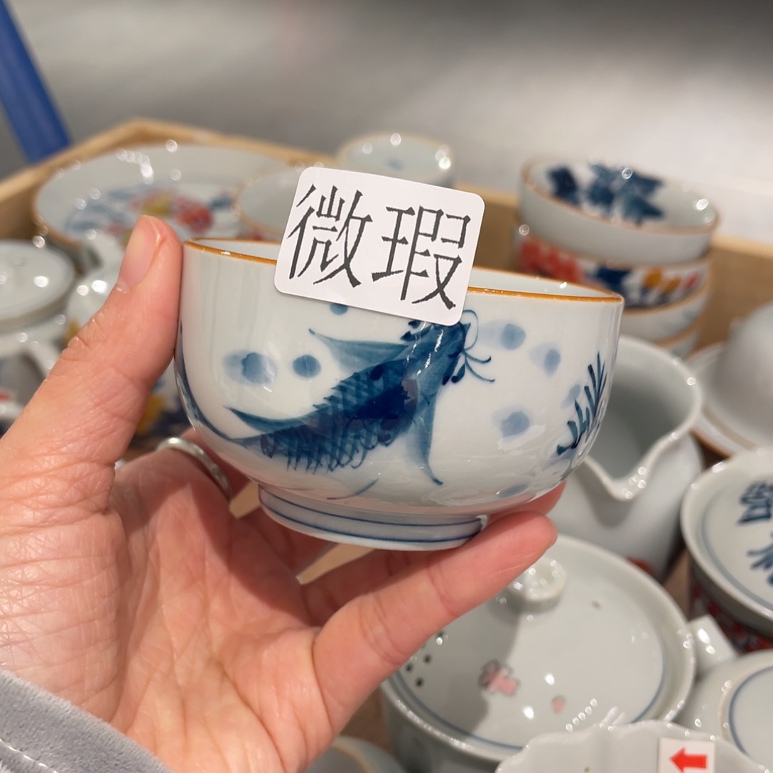 有瑕釉下彩纯手绘