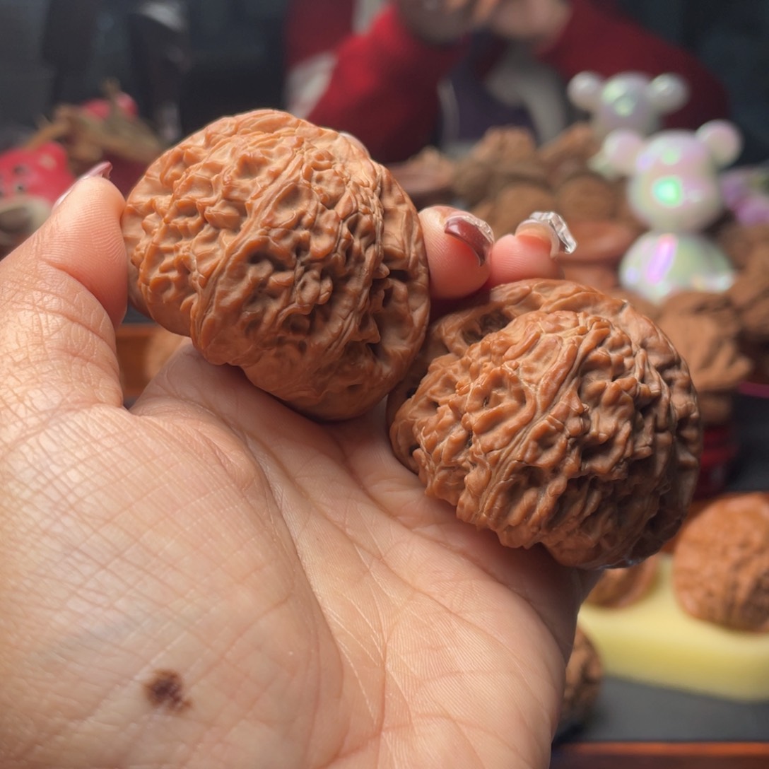 【闪购商品】文玩核桃把件用****3白狮子