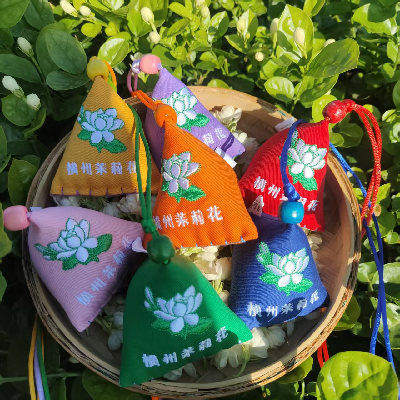 （香包）茉莉花茶香包衣柜持久香气香囊香薰包衣服清香衣物专用