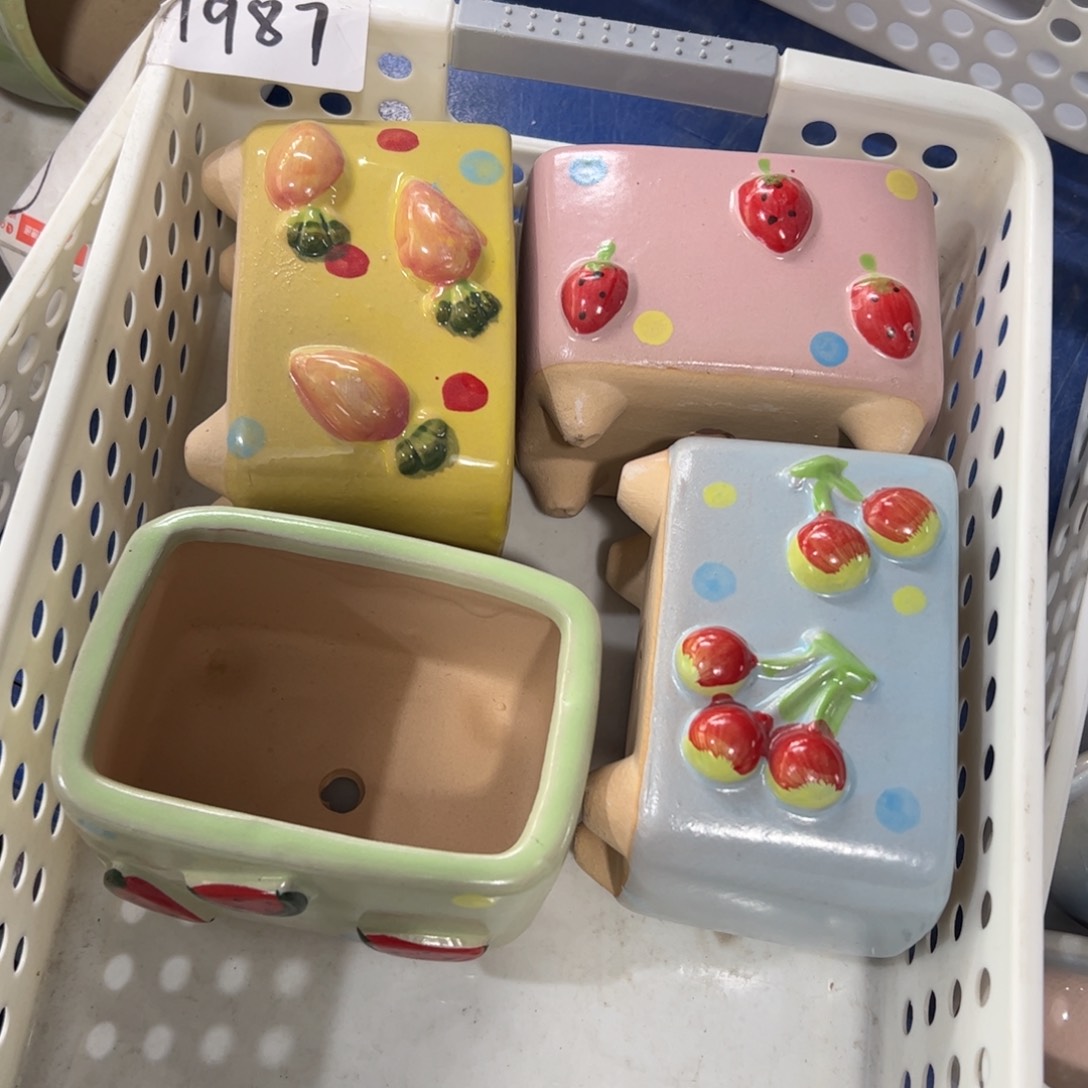 陶瓷陶瓷多肉花盆@@1987