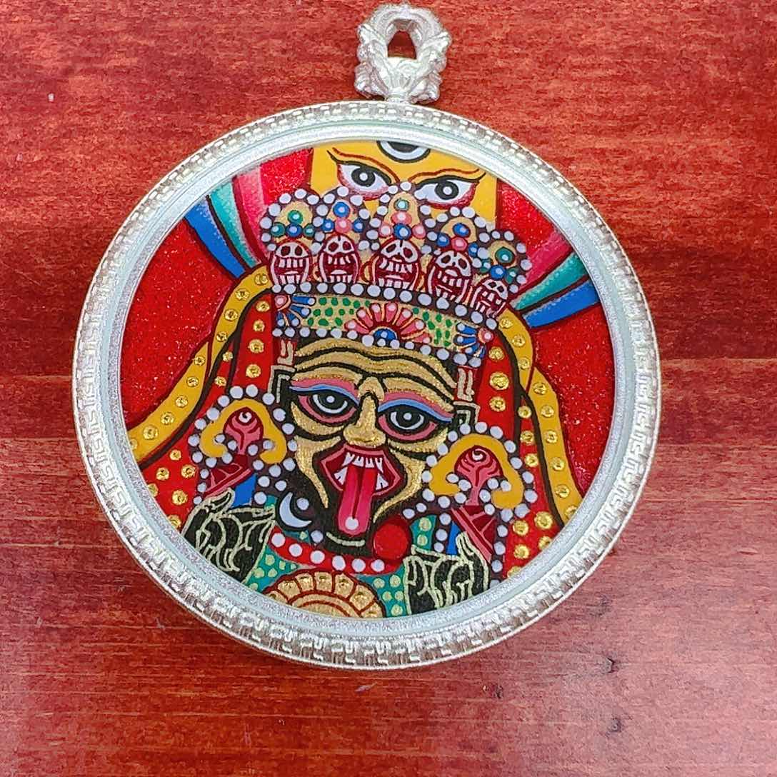 吊坠热贡手绘扎基拉姆