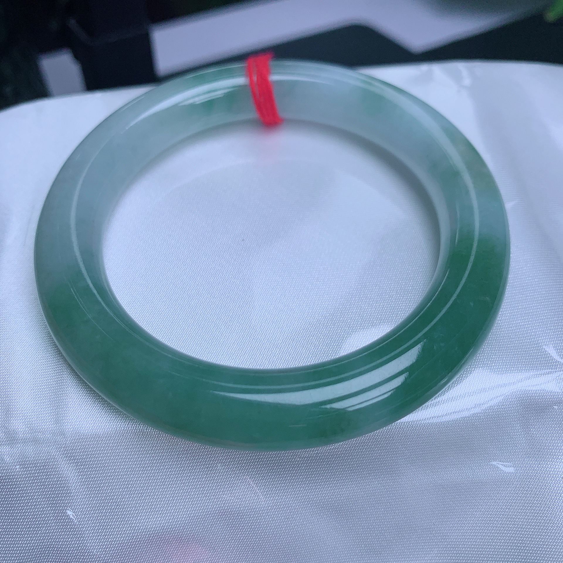 缅甸天然翡翠A货圆条54