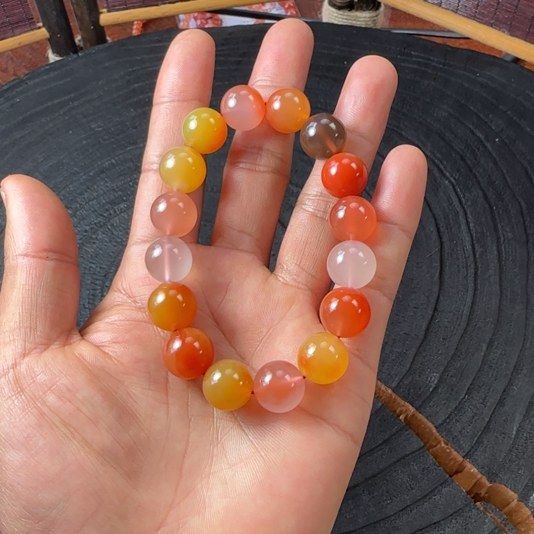 南红玛瑙13mm多宝未镶嵌