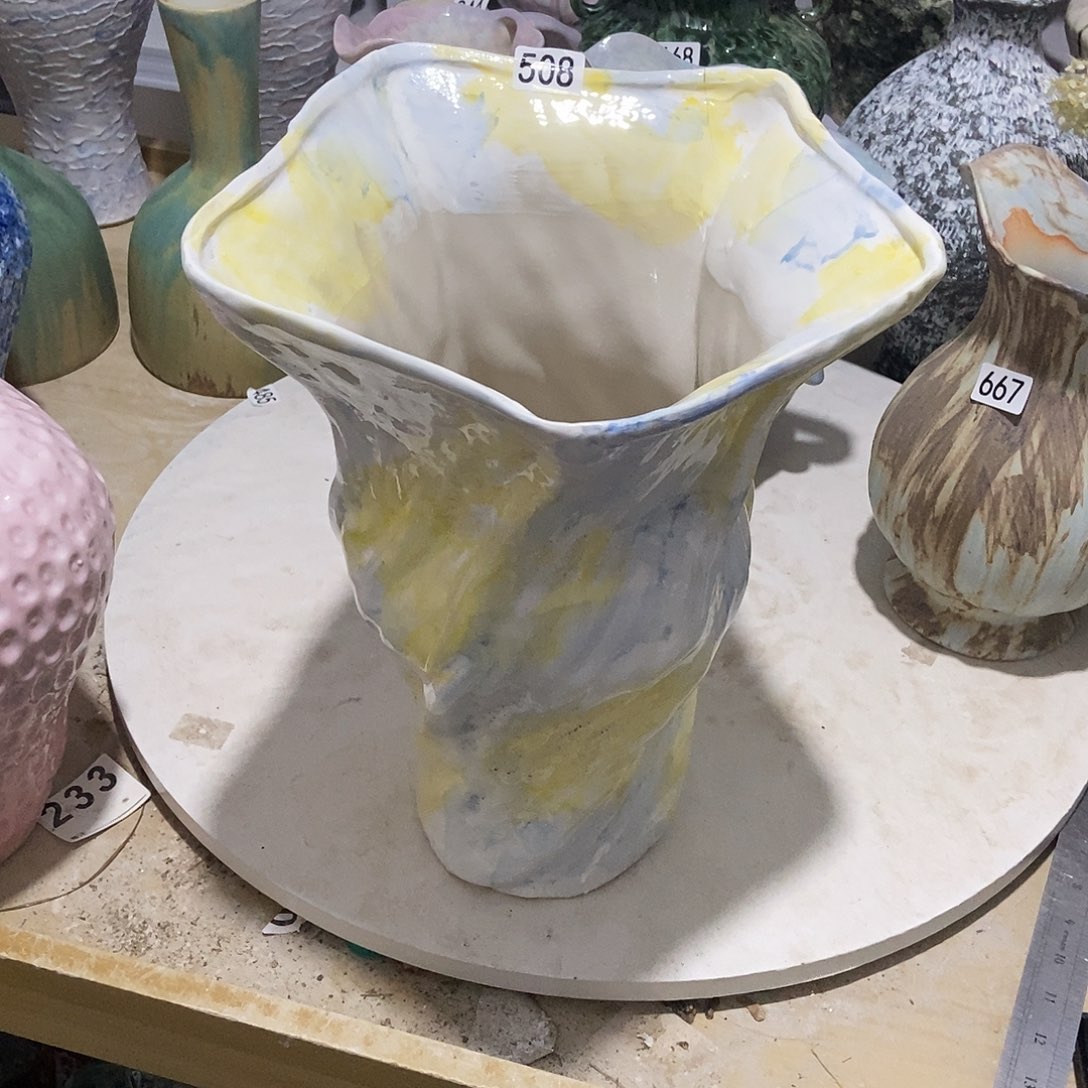 小****景德镇高温花瓶瑕疵