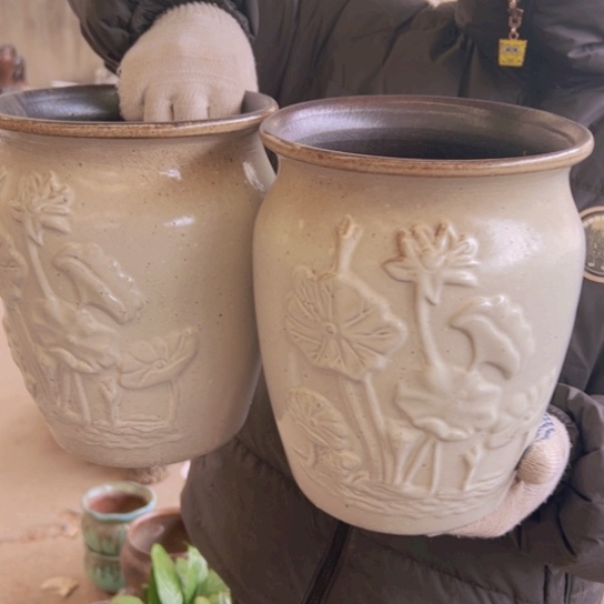 紫砂花盆高24口19————-