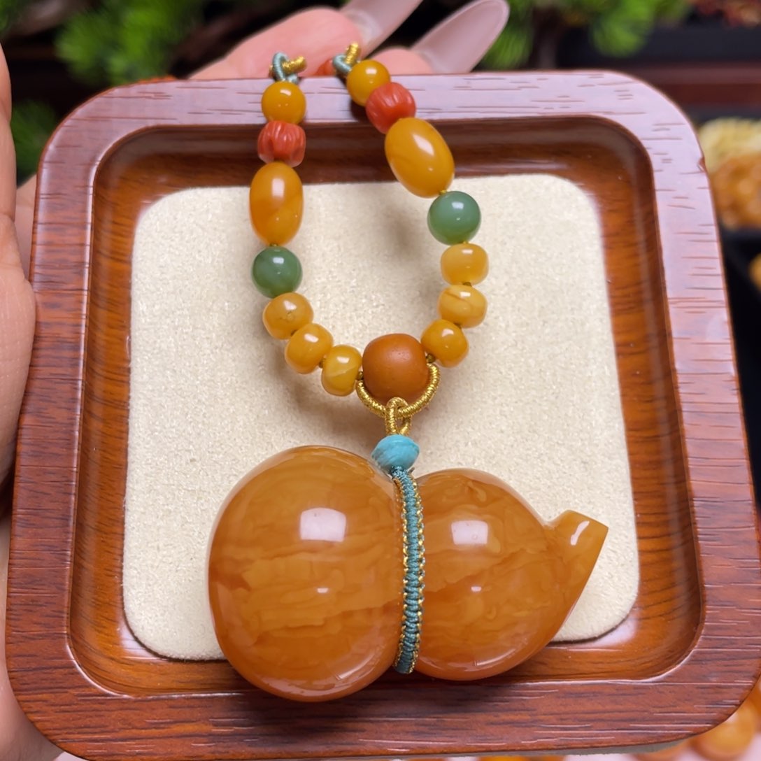 未镶嵌蜜蜡颈饰项链