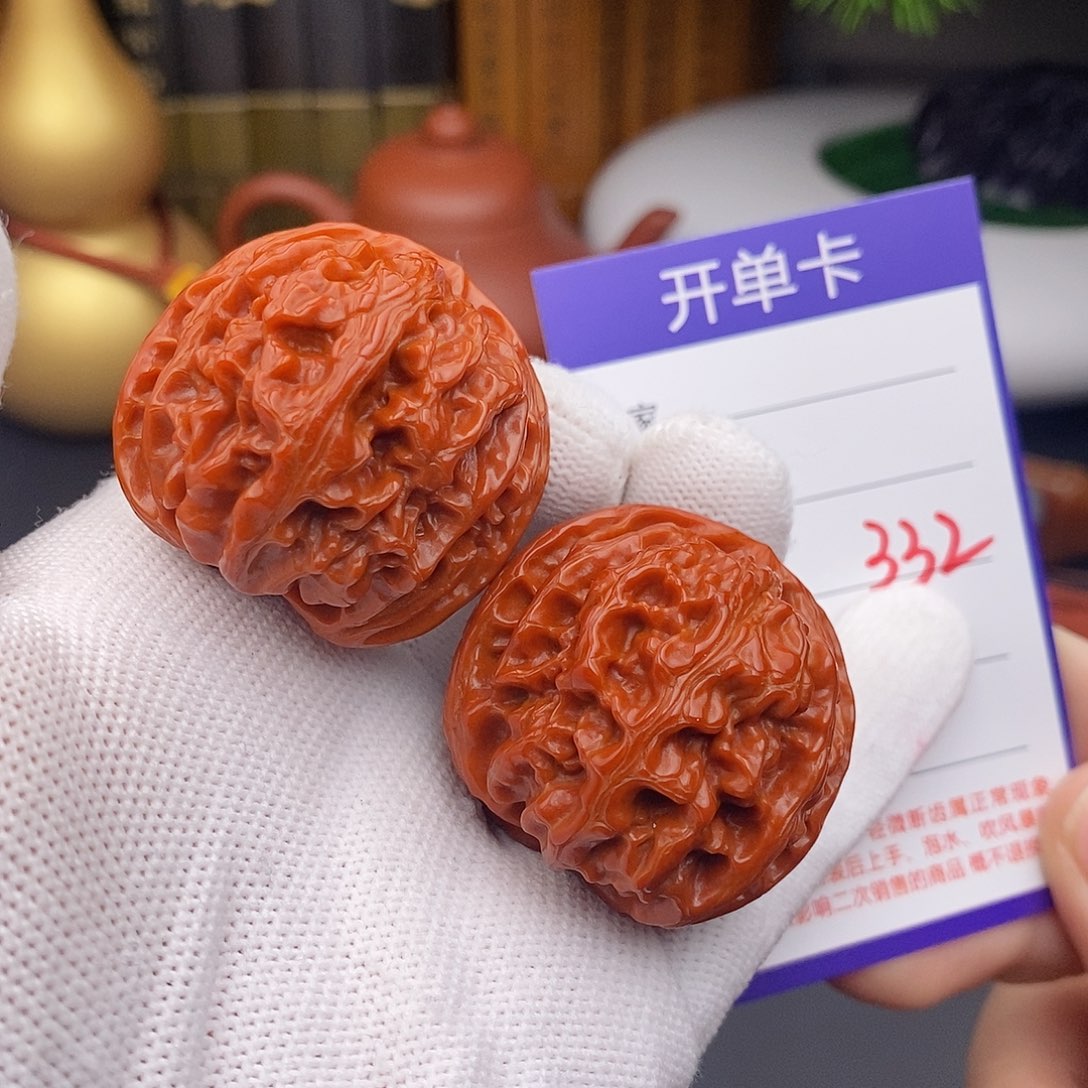 把件文玩核桃39苹果园332