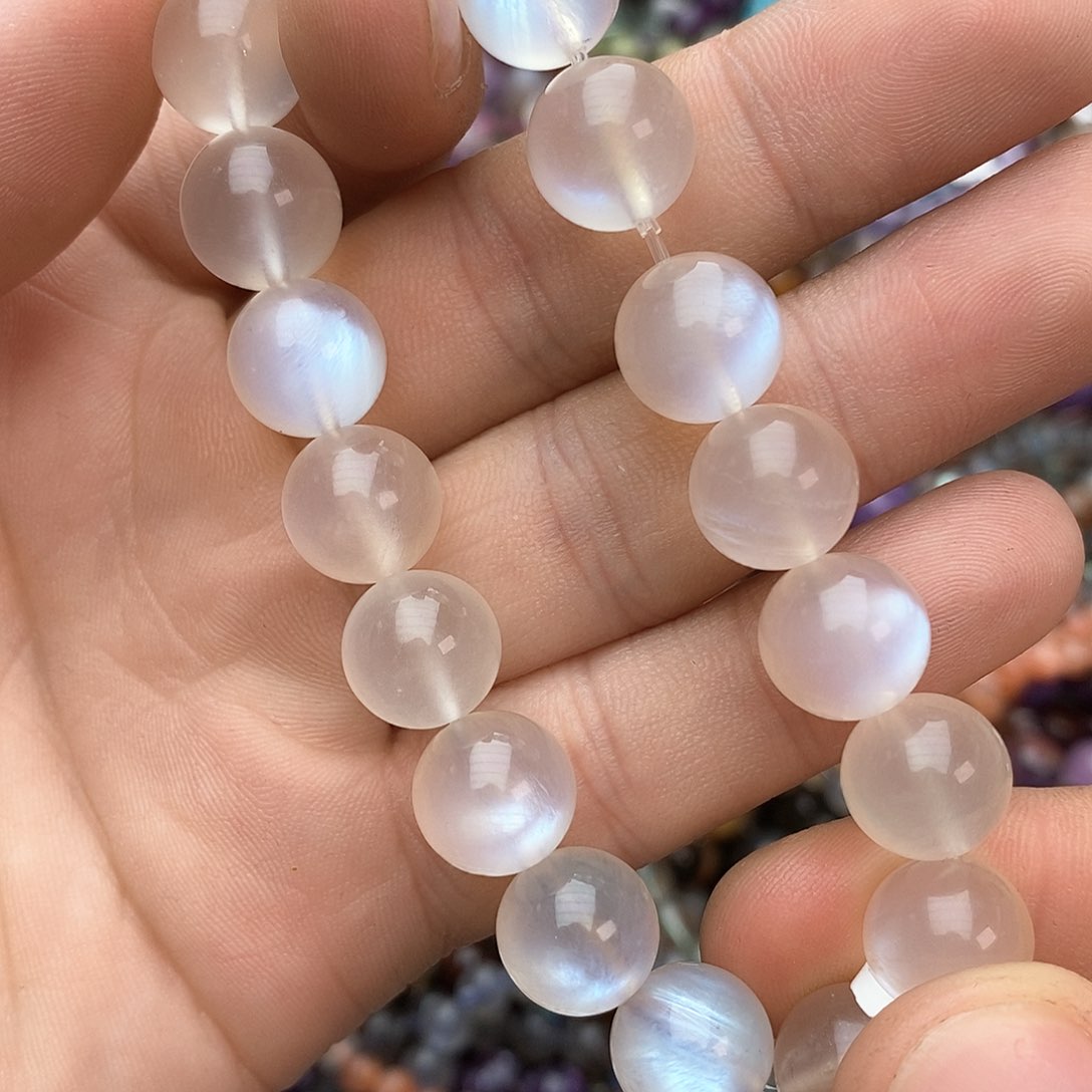 月光石手链未镶嵌手链