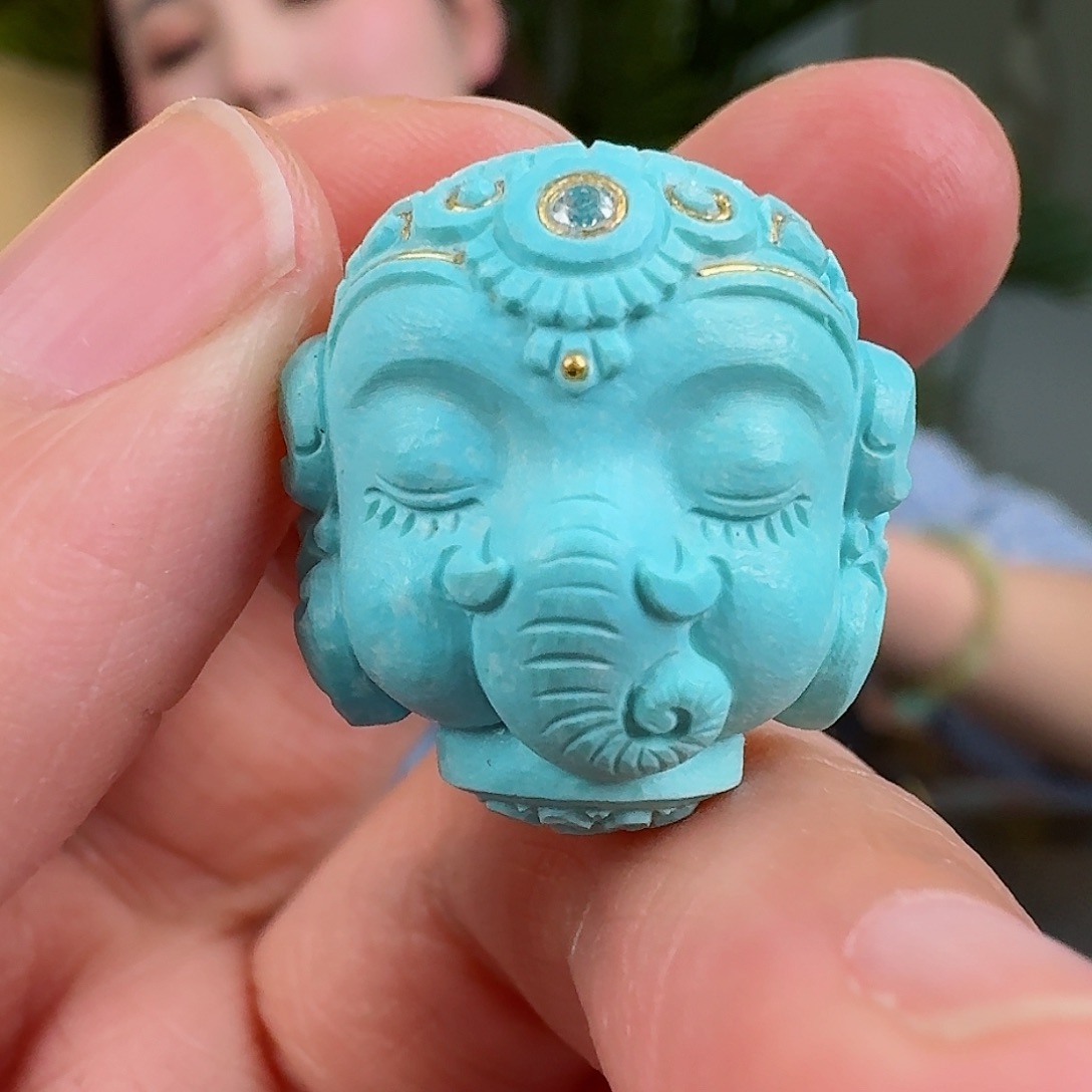 绿松石珠宝奇石未镶嵌