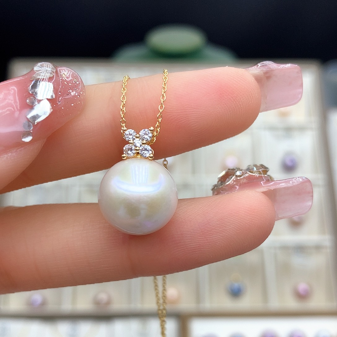 淡水珍珠颈饰合金