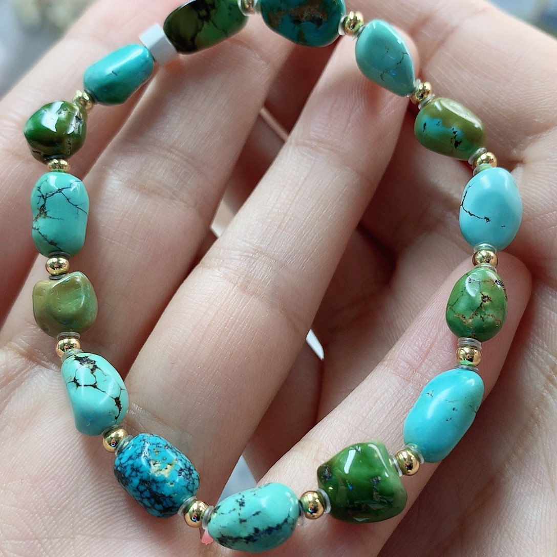 未镶嵌绿松石珠宝奇石