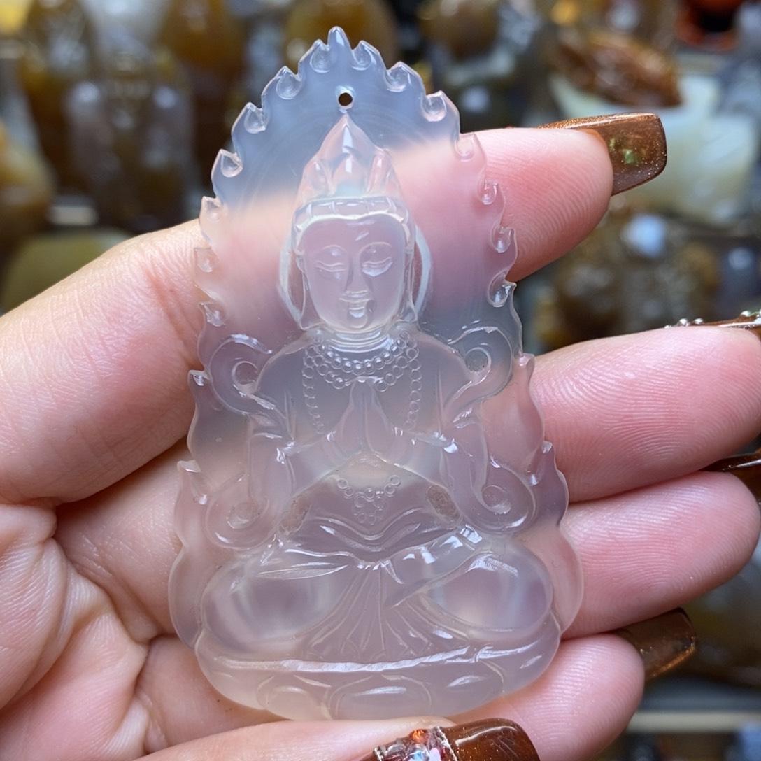 玛瑙/玉髓挂件未镶嵌