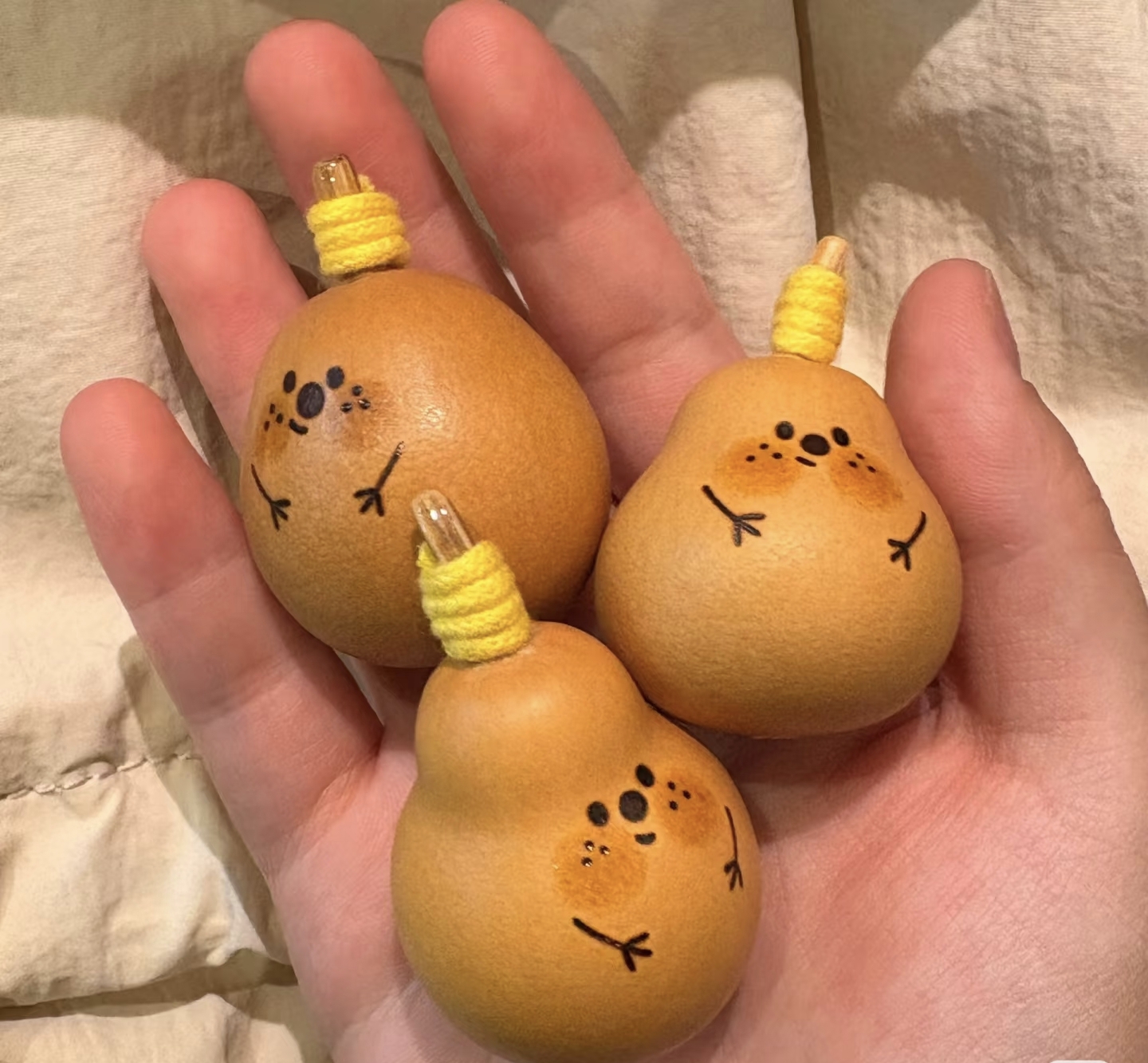 手作葫芦摆件直播私信选款手工烙画雕刻葫芦