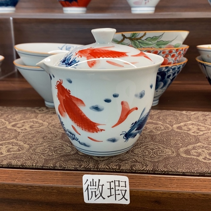 釉下老陶泥手工绘制