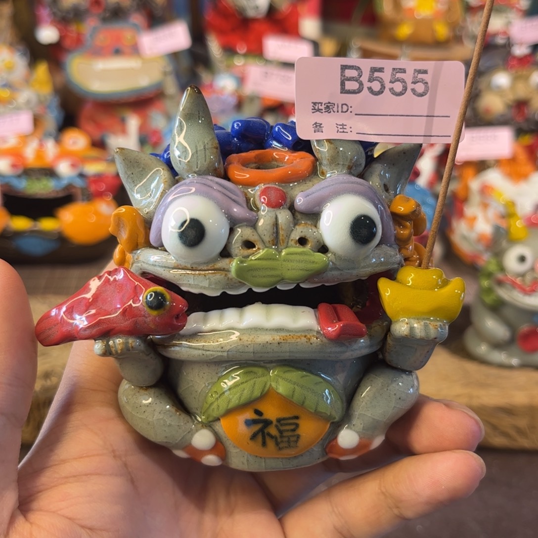 泥塑纯手工茶宠摆件