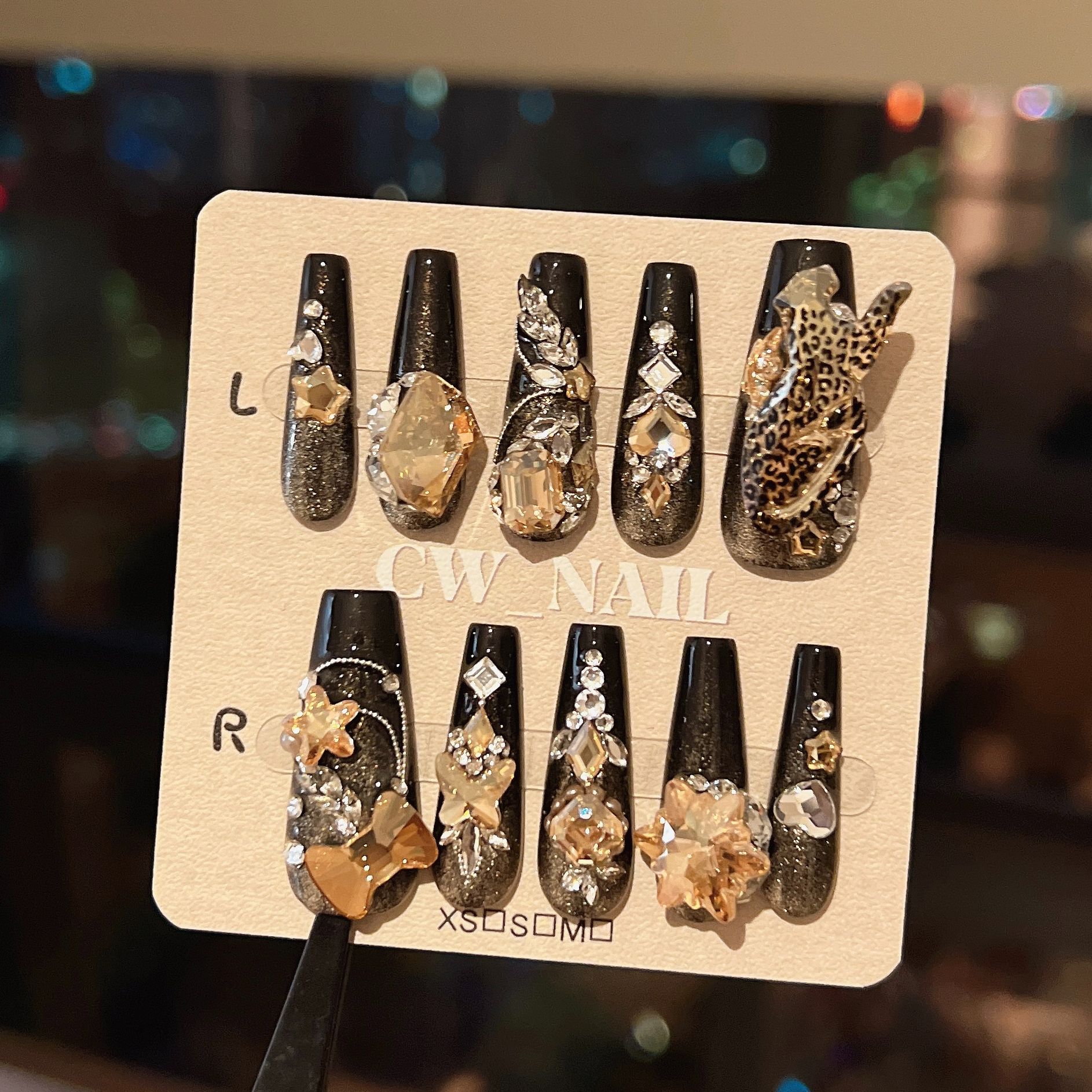 【权游2.0】— CW原创绝版金钱豹亮面金魅雪花蝴蝶结施家全华穿戴甲