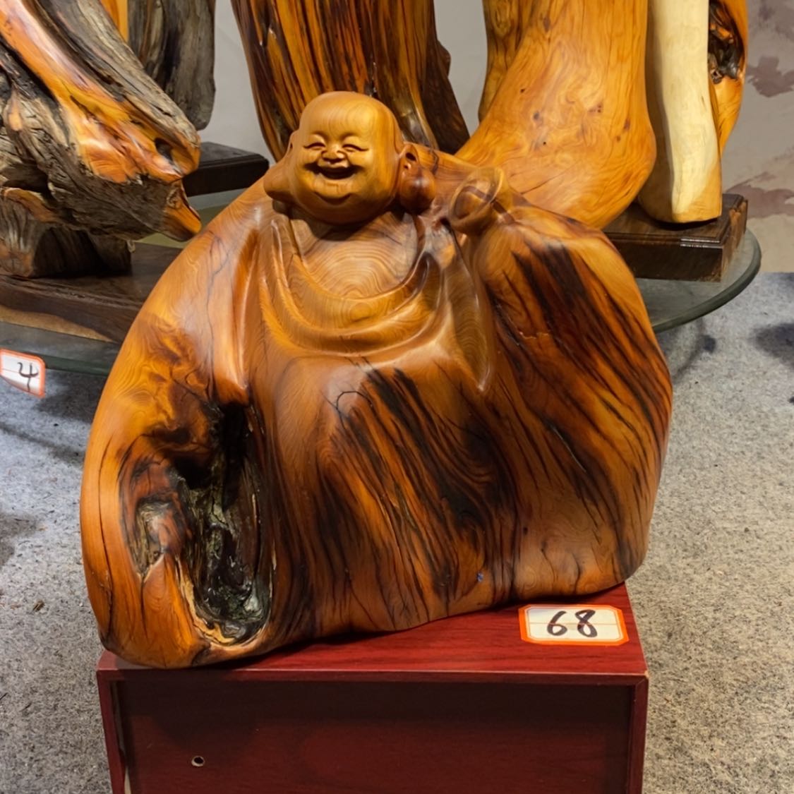 【闪购商品】柏木（崖柏）根雕木雕工艺品摆件家居买十送一手把件