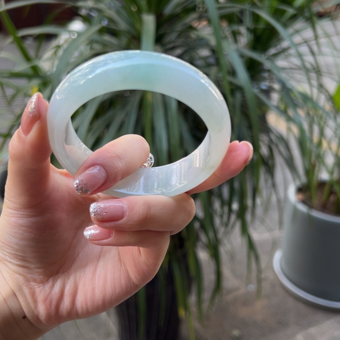 翡翠未镶嵌手镯圈口59/60