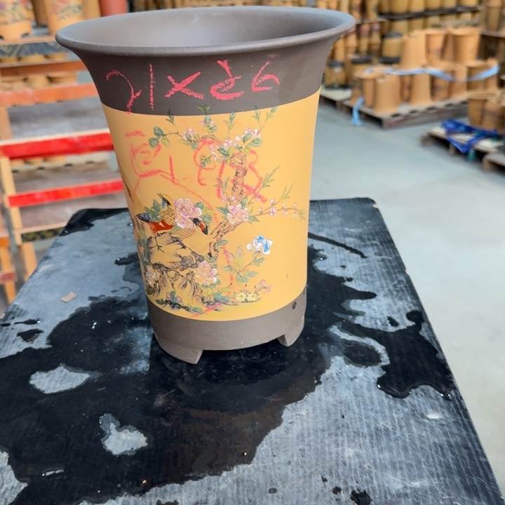 紫砂花盆 包邮包破损