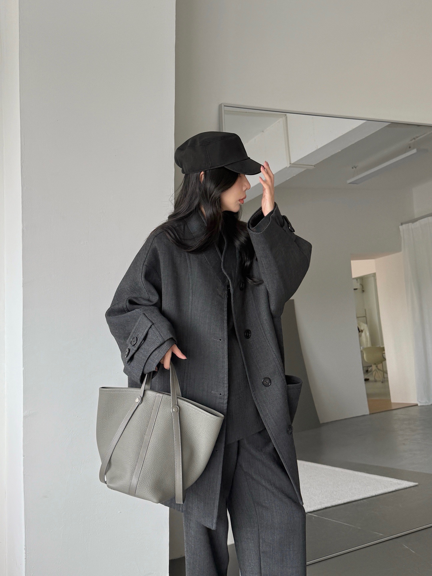 托特包女2025新款单肩斜挎包百搭高级大容量手提包上课通勤包