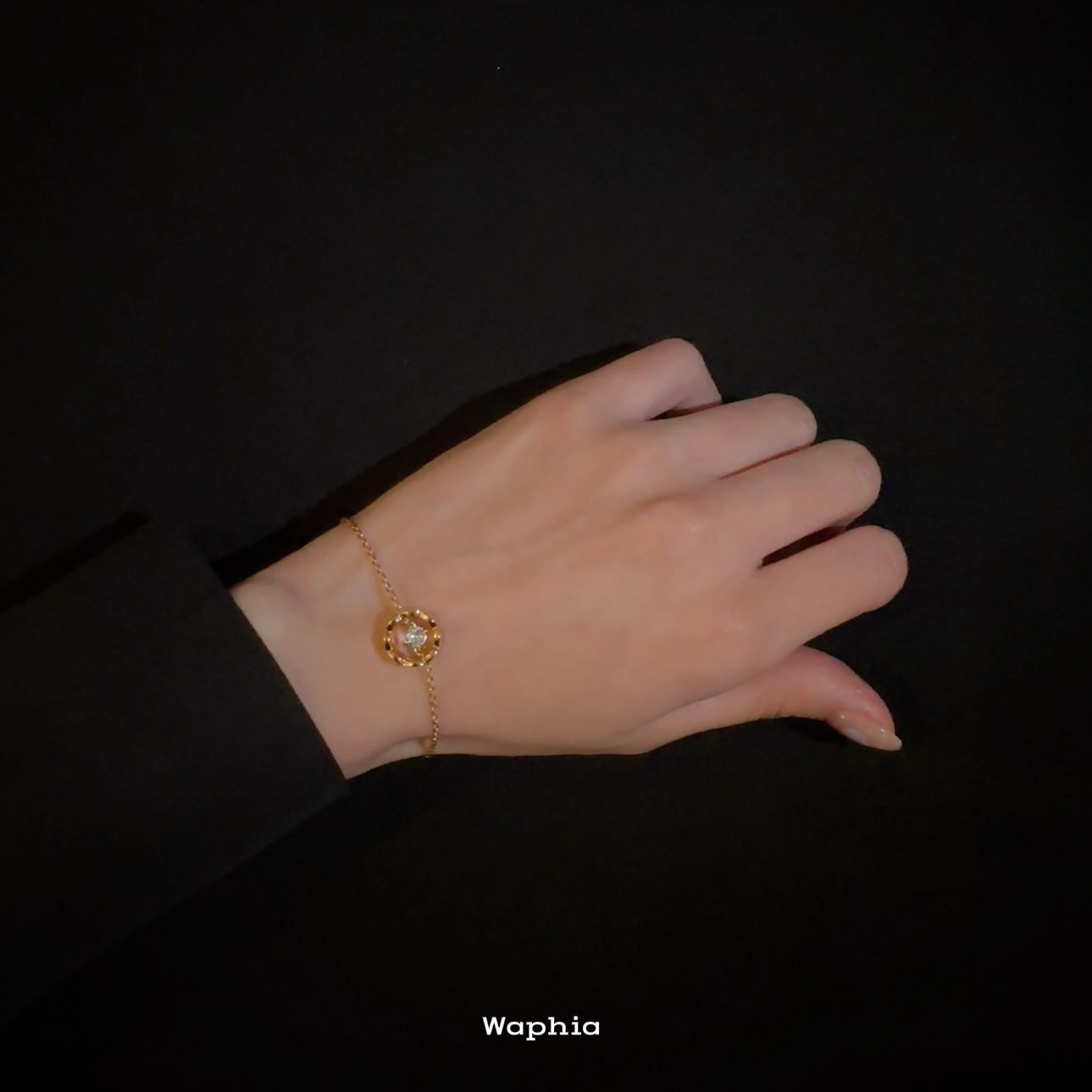 合金手链 Waphia设计师款气质经典时尚百搭【水冰月手链】  CH003