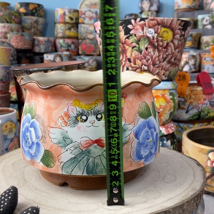 红陶景德镇艺术手绘作品