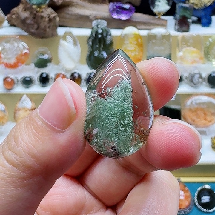 水晶颈饰未镶嵌吊坠