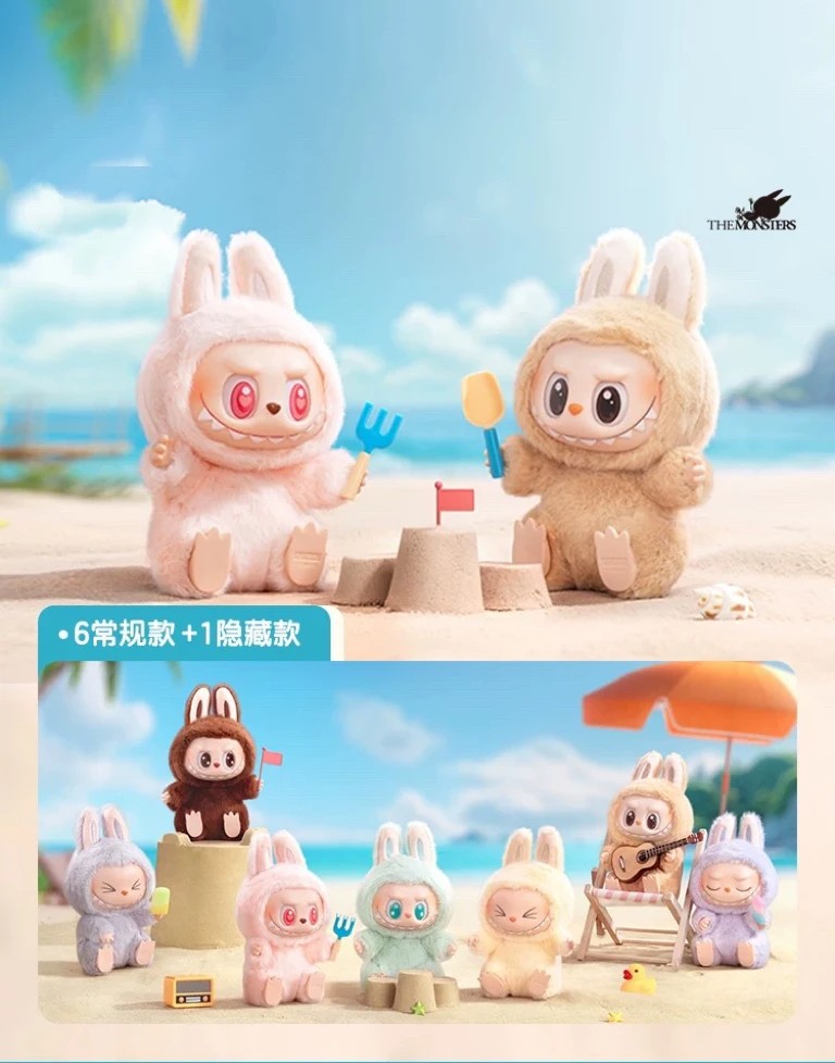 坐坐派对搪胶毛绒挂件盲盒