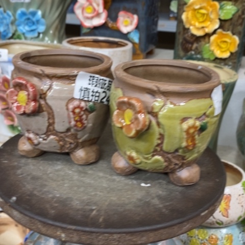 【闪购商品】红陶粗陶材质陶瓷多肉花盆