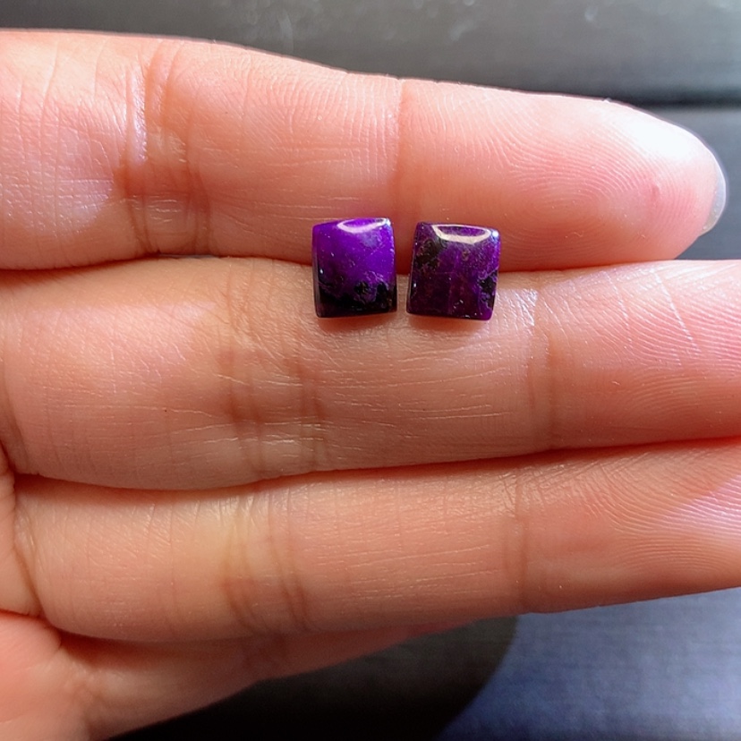 【闪购商品】苏纪石（舒俱来）耳钉银S925镶嵌懂*