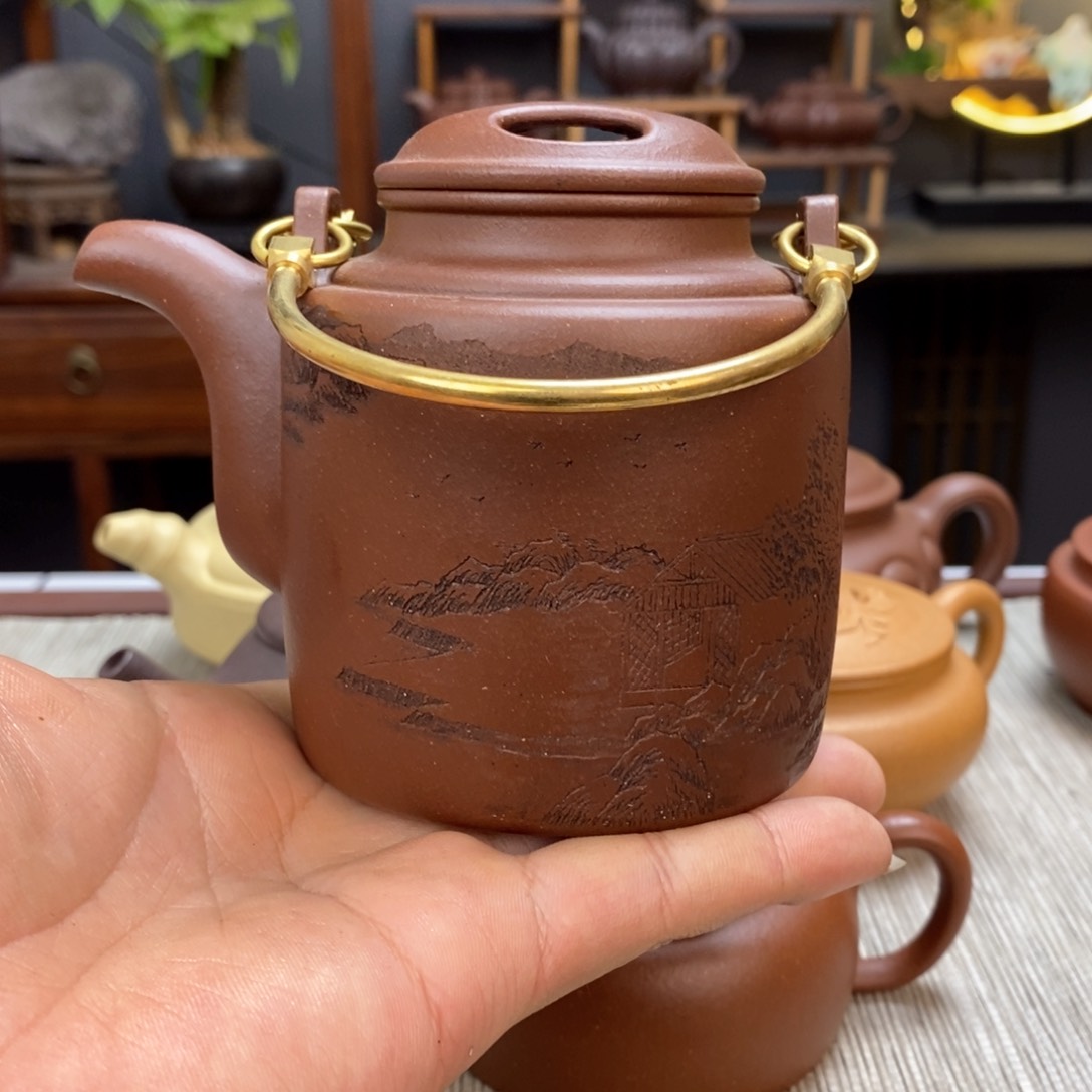 紫泥茶壶容量350毫升
