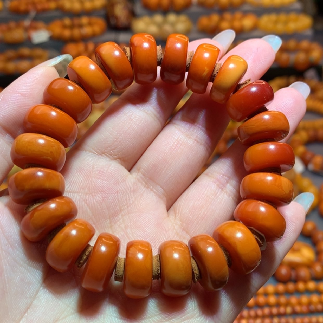 【闪购商品】未镶嵌蜜蜡手串蜜蜡手串