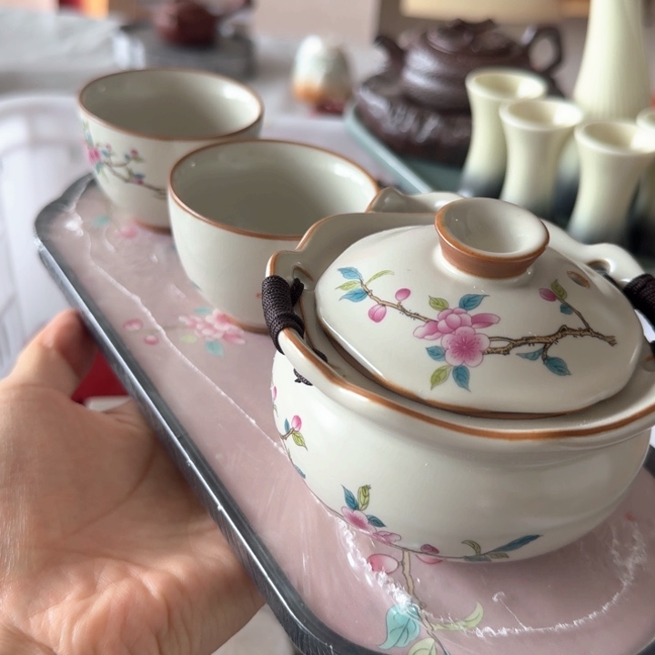 微瑕陶瓷茶具茶杯茶壶