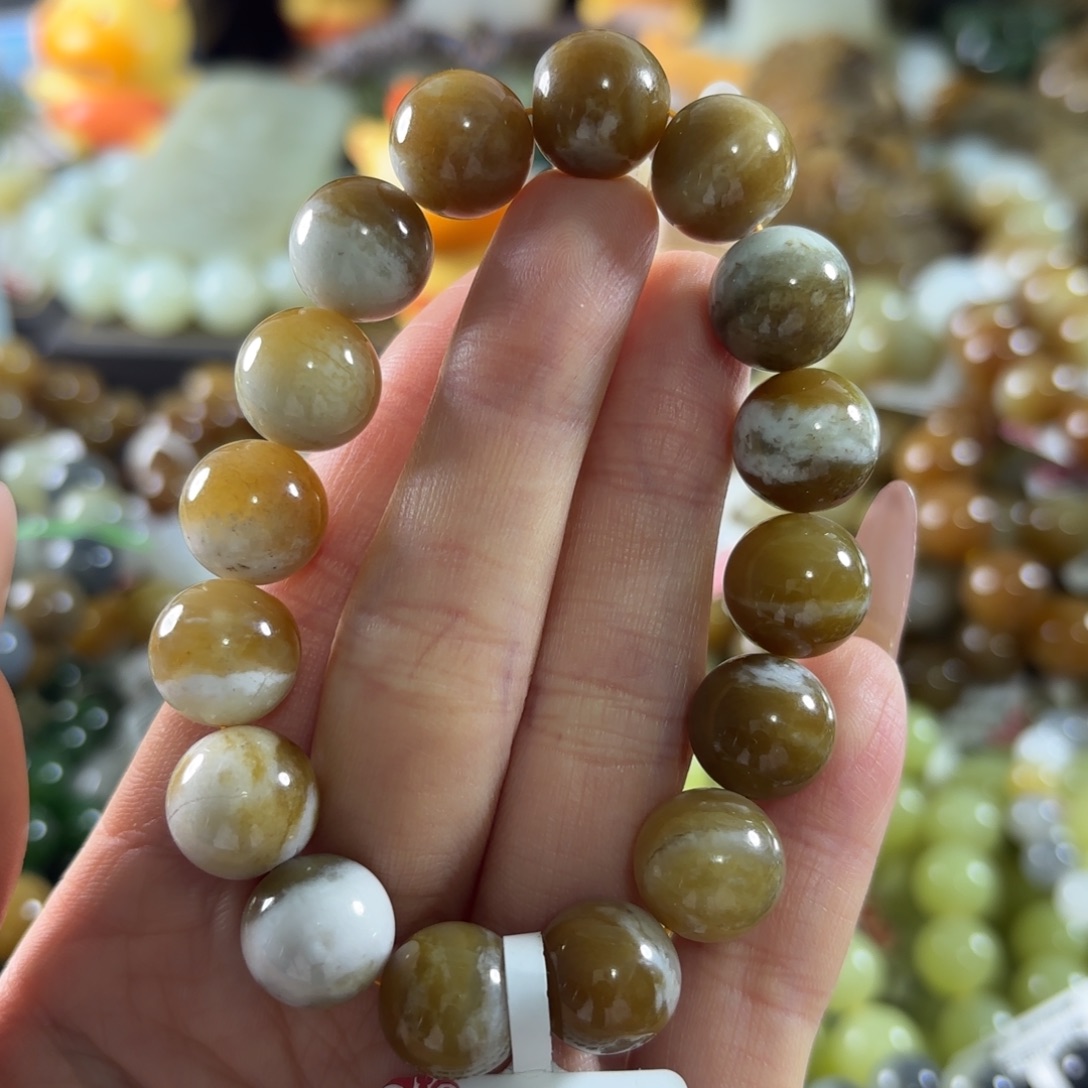 和田玉未镶嵌手链13