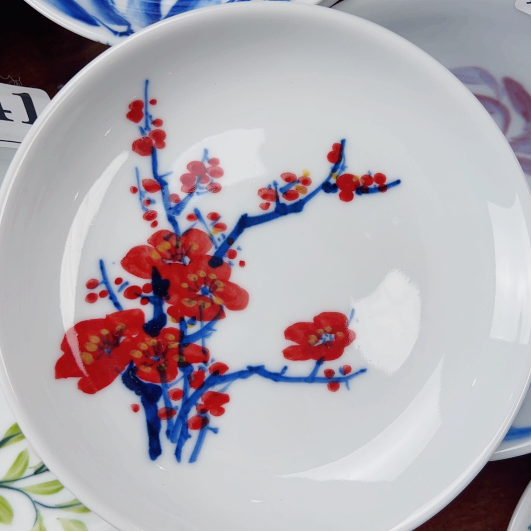 瓷片景德镇陶瓷手工手绘制作