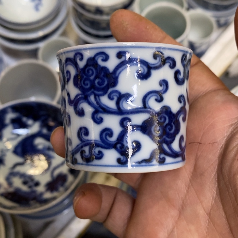 【闪购商品】景德镇青花主人杯