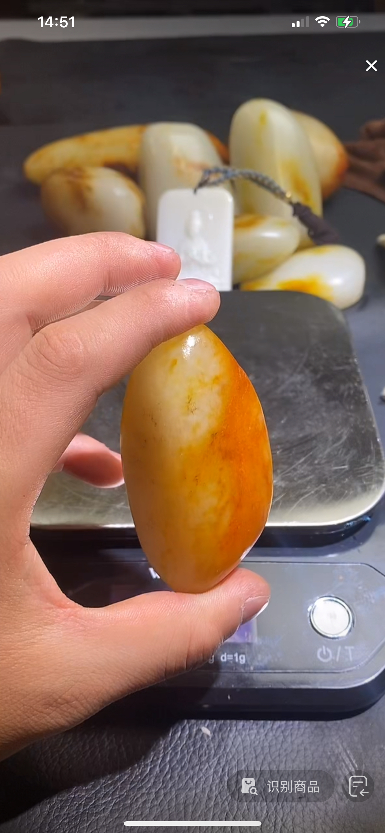 新疆和田籽石手把件盆景