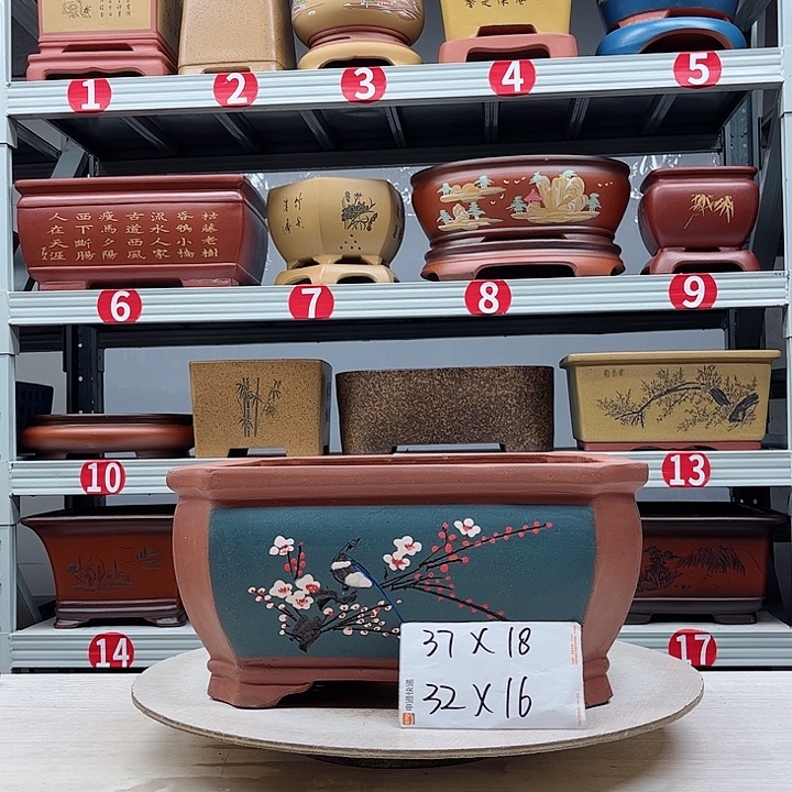 紫砂花盆紫砂花盆