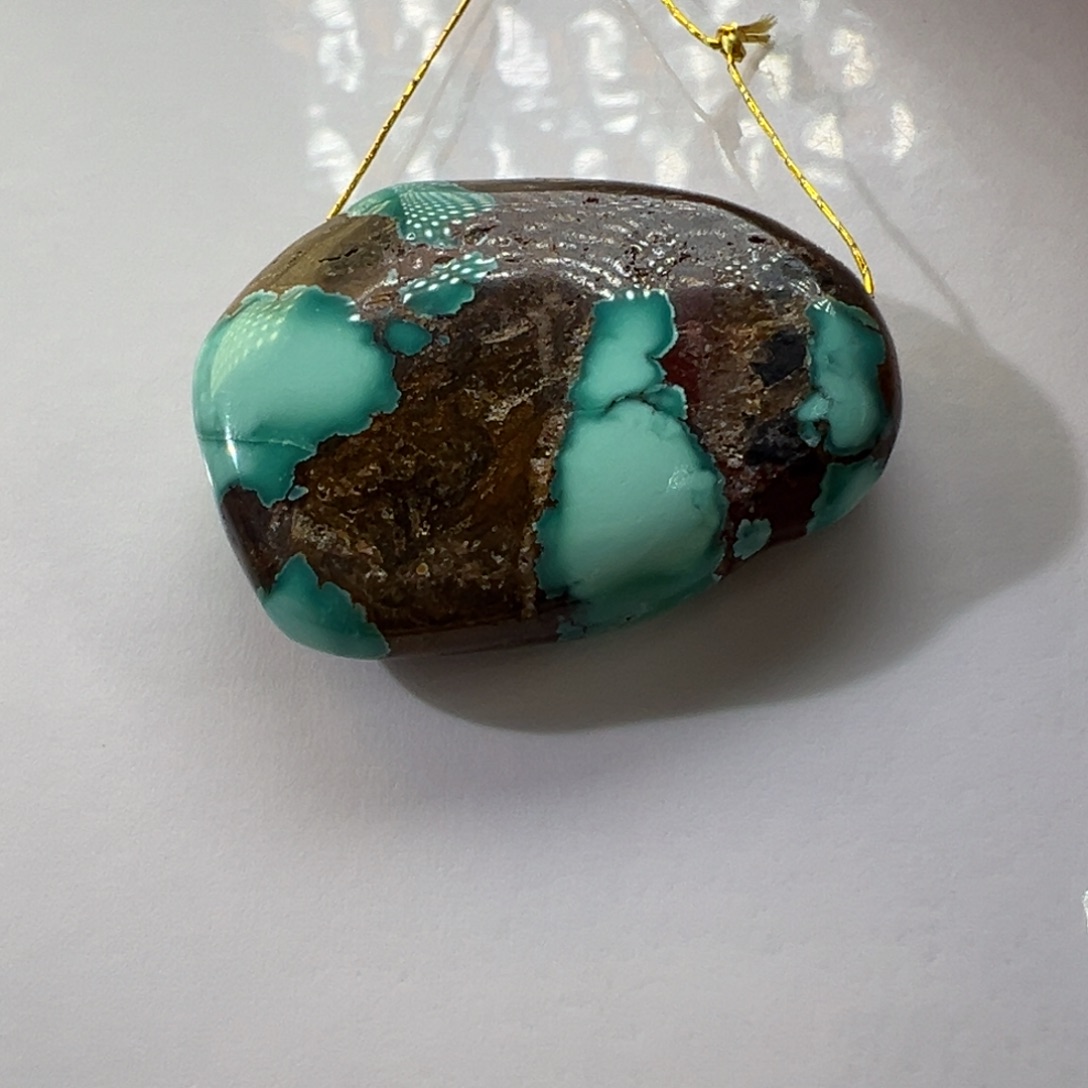 绿松石未镶嵌挂件